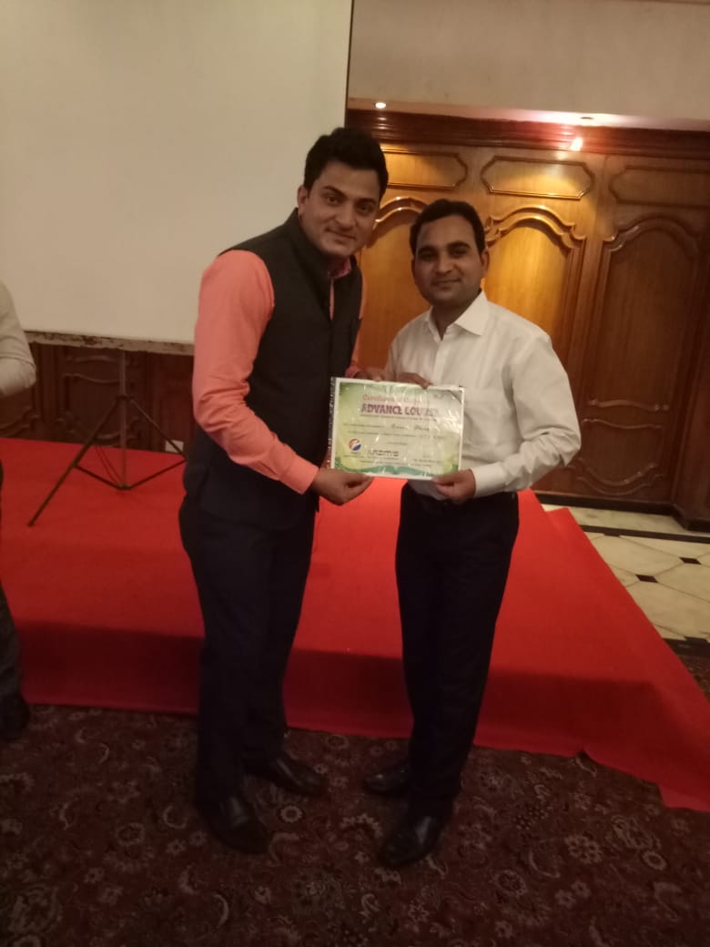 Advance course completion certificate By ..Zaidi corporation Kazim sir