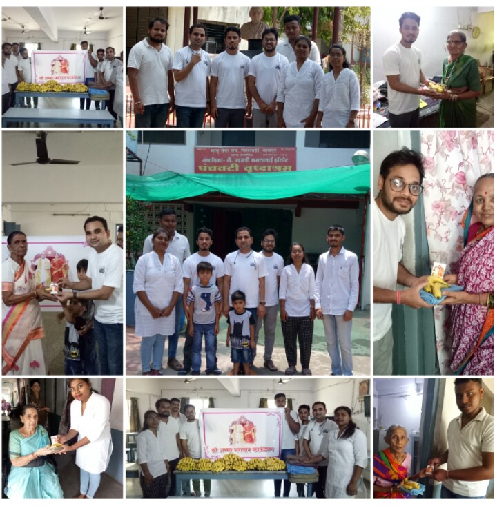 Some ....social Activities Food & Fruit distribution old age home