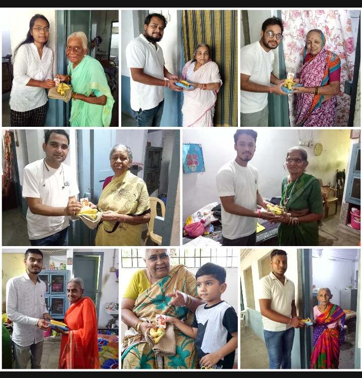 Some ....social Activities Food & Fruit distribution old age home