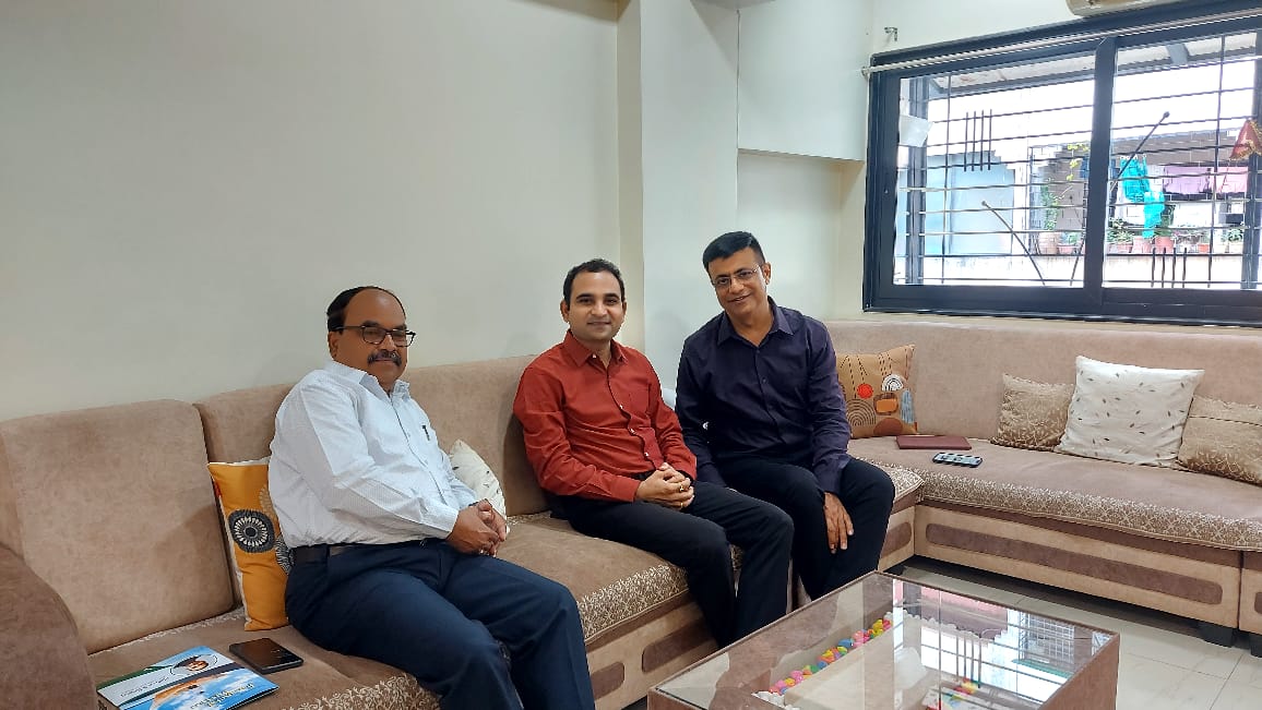 Our SDM (Senior Divisional Manager) UC Mallik Sir & Lalit Ambwani (SBA) Visit My Home …& Bless For Future Life